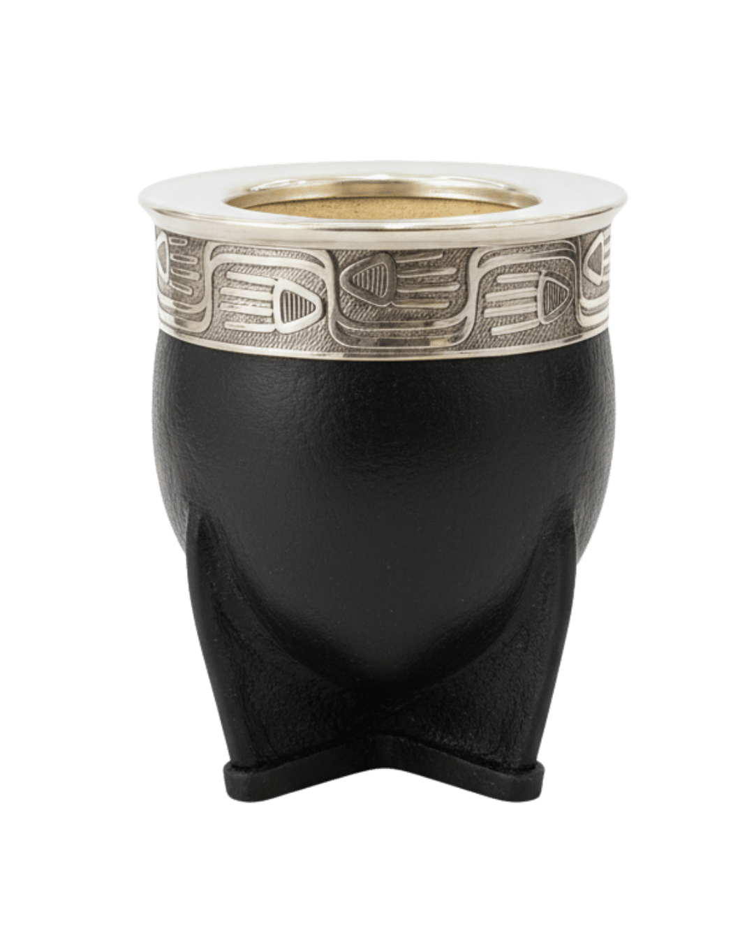 2 Mate de Calabaza Imperial Liso Negro - Imagen 1