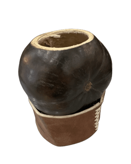 Mate Calabaza Galleta con posa Mate