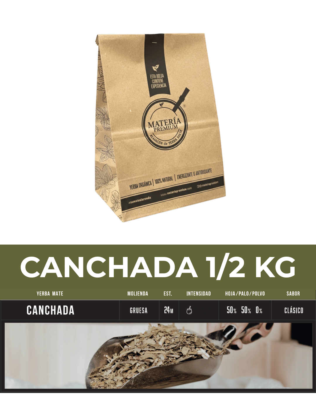 41 Yerba Mate Canchada 1/2 Kg - Imagen 1
