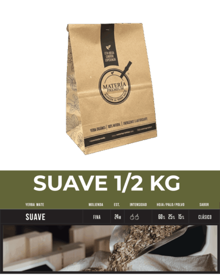 Yerba Mate Suave 1/2 Kg