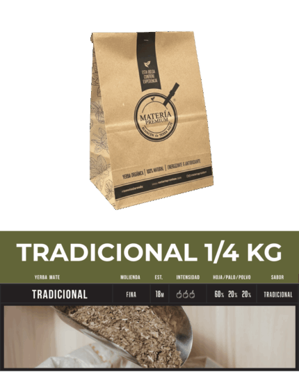 Yerba Mate Tradicional 1/4 Kg