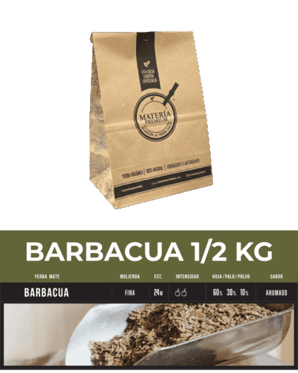 Yerba Mate Barbacua 1/2 Kg