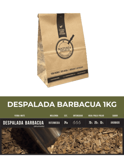 Yerba Mate Despalada Barbacúa 1/4 kg