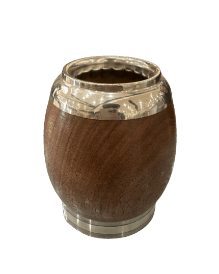 Mate de Algarrobo Base y Virola de Alpaca